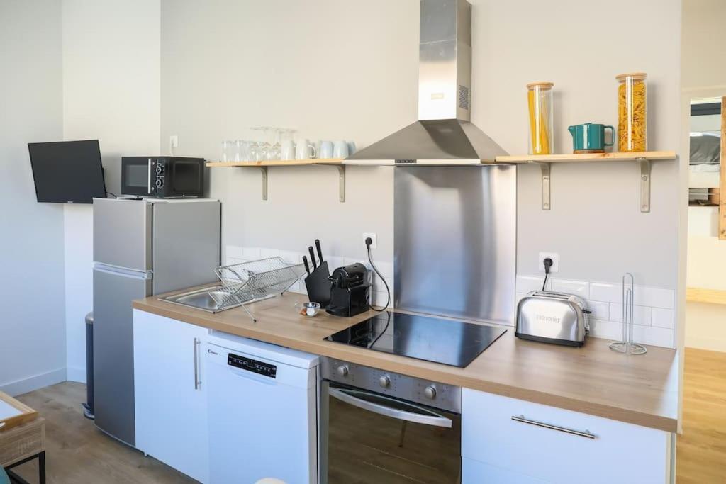 F2 Cosy - Entree Du Havre - 4 Personnes Apartamento Le Havre Exterior foto